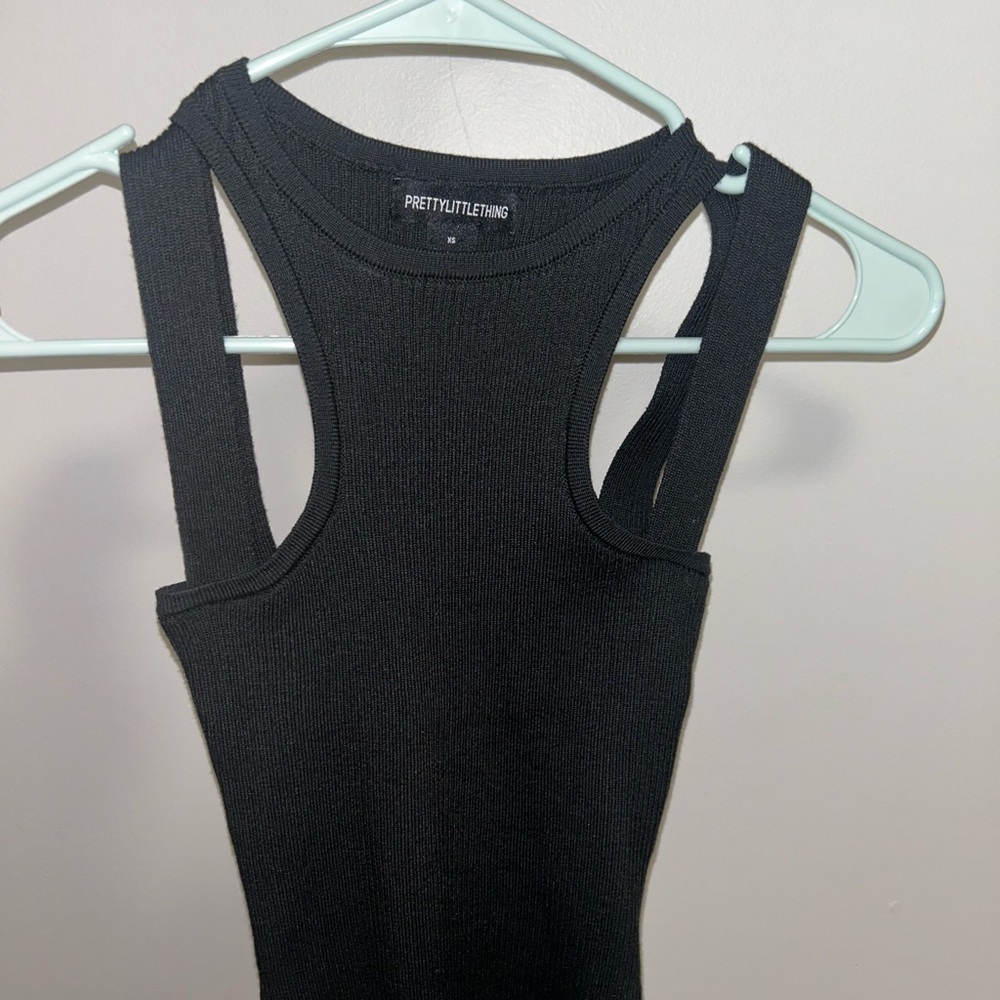 Y2k cut tank top from PrettyLittleThing